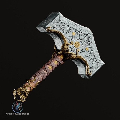 Thor hammer mjolnir god - hammer,