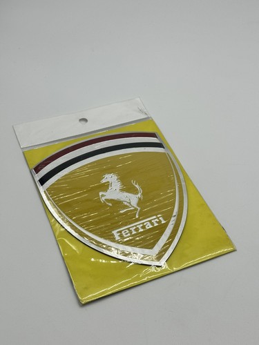 Ferrari gelb metall - metall, aufkleber