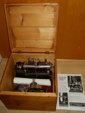 LIPSIA Dampfmaschine, Märklin(?) TOP-Zustand in Holzkiste Rarität für Sammler