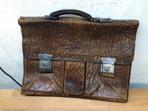 Aktentasche leder 1930 - aktentasche,