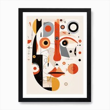 Abstraktes Gesicht 1