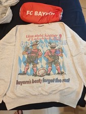 FC Bayern Pullover Gr. L rar  + Kissen