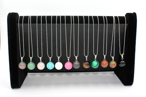 Edelstein halskette kette - edelstein, /
