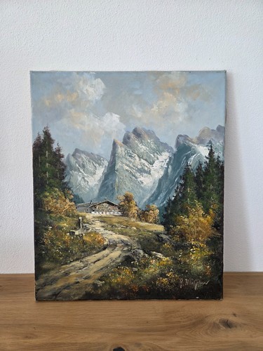 ölgemälde wilder kaiser - wilder,