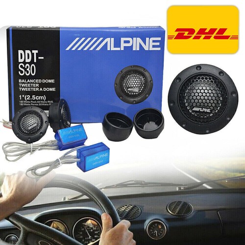 Paar alpine hochtöner - alpine, auto