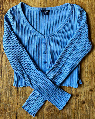 Bauchfreies langarm crop - bauchfreies, langarm-crop-top
