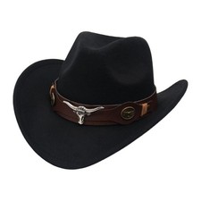 Western Cowboy Hut mit breiter