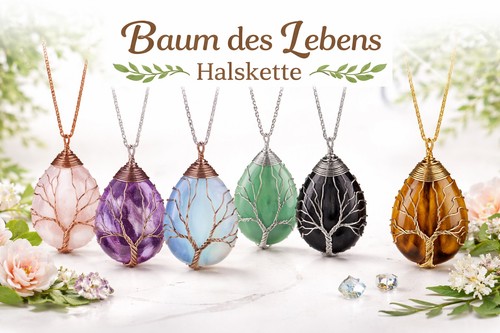 Lebensbaum halskette - lebensbaum,