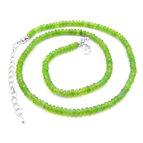 Peridot kette halskette - peridot-kette, damen