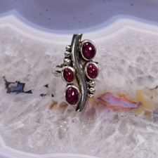 Rubin ring 925er silber - ring,,