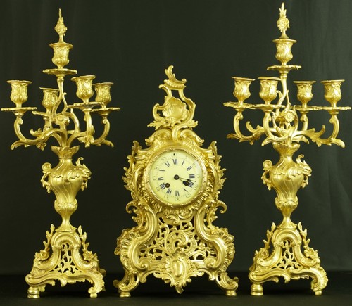 Barock kamin uhr - barock, 2