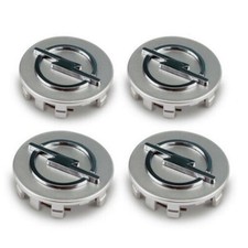 4x Für Opel Silver Satz Felgendeckel Radmitte Nabenkappen Alufelgen 58mm