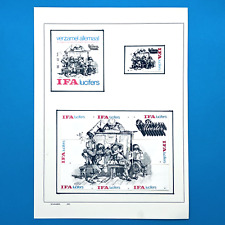 Streichholzetiketten IFA Lucifers BELGIEN Serie 21-30 "Die Papierpresse"