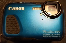 Canon Powershot D30 BLAU TOP!