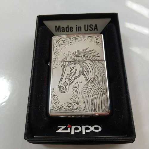 Zippo sterling silver - sterling, horse
