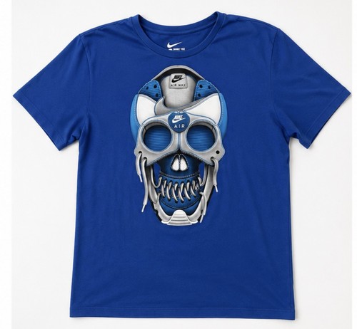 Nike shirt vintage skelett - vintage,
