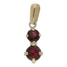 Granat Anhänger 333/ 8 K Gold
