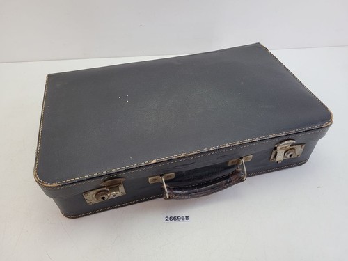 Reisekoffer leder stoff metall - leder,
