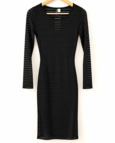 Divided schwarzes midi - divided,