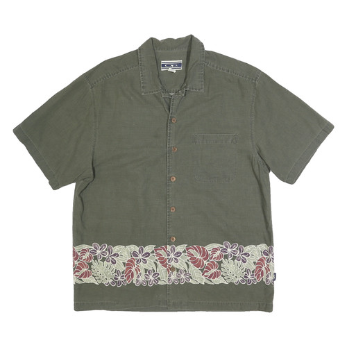 Herren grün blumenbordüre - herren,