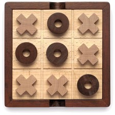 Tic Tac Toe Holz Spiel