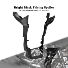 Glanz Schwarz Verkleidung Spoiler Abdeckung Für Harley Touring Road Glide 17-23