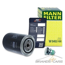 MANN-FILTER ÖLFILTER+ÖLABLASS-SCHRAUBE FÜR AUDI 80 CABRIO B4 1.9 TDI BJ 96-00