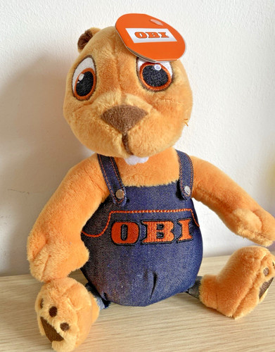 Obi biber stofftier neu - obi,