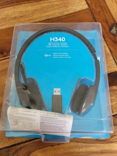 Logitech h340 computer ear - logitech, on