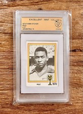 1978 Panini World Cup Argentina 78 Stickers - Pelé #27 - GSG 6.5 Excellent-MINT