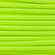 Gummikordel - Hutgummi - Rundgummi, hochwertig, extra-stark in 4mm, neongelb