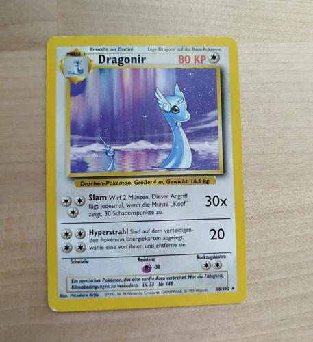 Pokemon base set - 1999, deutsch
