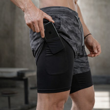 Kurze sport hose camouflage - kurze,