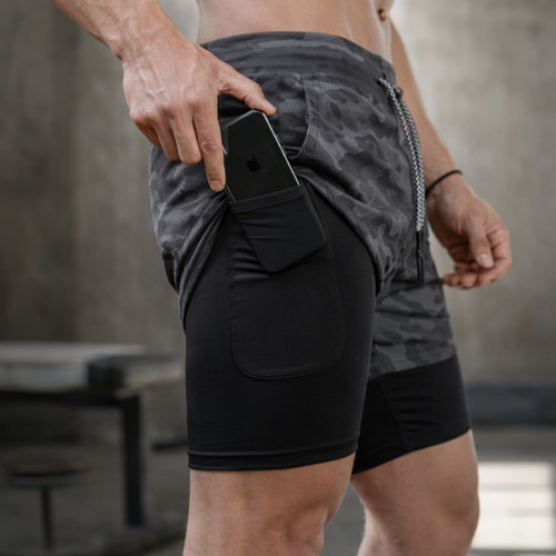 Kurze sport hose camouflage - kurze, 2