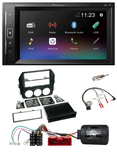 Pioneer dab lenkrad 2din - lenkrad,