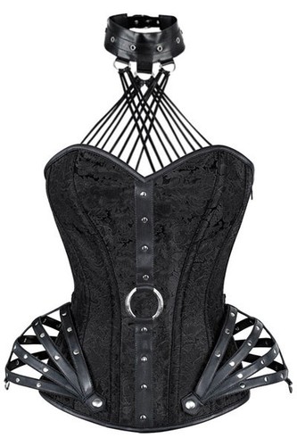 Schwarzer gothic burlesque - gothic,