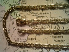 Goldkette 333 Länge 45 cm x 3 mm, edle schwere Goldkette 333 Collier 45 cm