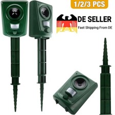 1-3Stk.Ultraschall Tiervertreiber Katzenschreck Hundeabwehr Katzenabwehr Garten