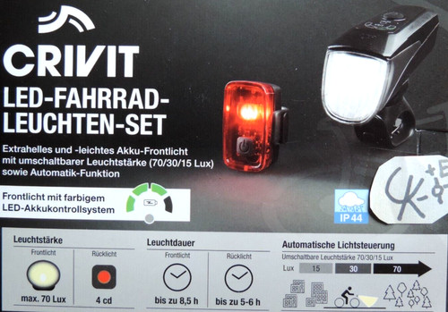 Fahrrad beleuchtungsset akku - fahrrad,
