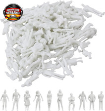 100 unbemalte miniaturpersonen - unbemalte,