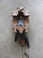 Original Kuckucksuhr Schwarzwald klein Fünflaub