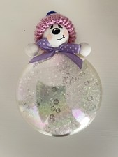 Handmade Weihnachten Dekoration Kugel Handgefertigt Handbemalt Schneemann