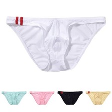 Herren Einfarbig Unterhose Eis