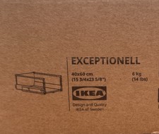 IKEA Exceptionell Metod 40 x 60 hoch vollauszug Schublade weiß 304.478.05