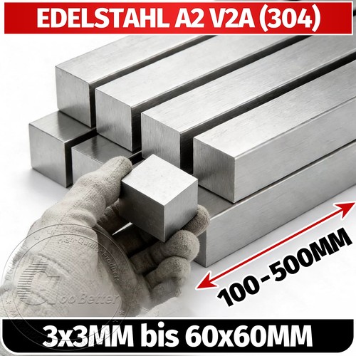 Edelstahl vierkant - edelstahl,
