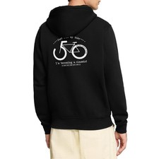 50. Geburtstag Fahrrad Geschenk Für Fahrradfahrer Unisex Premium Bio Zip Hoodie