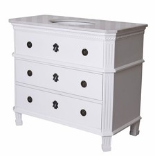 Badschrank mit Waschbecken