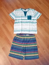 Herren Pyjama Schlafanzug Gr. 56 / 58 neu 100% Baumwolle