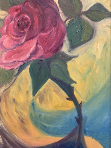 ölgemälde blumen stillleben - ÖlgemÄlde,