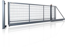 Elektrisches Schiebetor freitragend Hoftor Breite: 3m bis 6m Höhe: 0,8 bis 2m